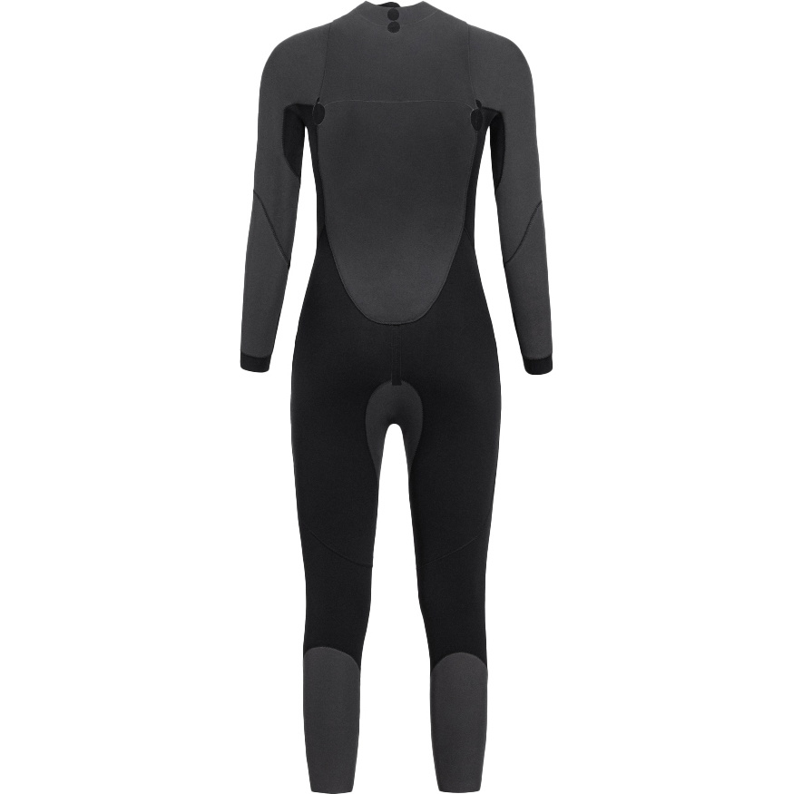 2026 Orca Womens Zeal Hi-Vis Back Zip Open Water Swim Wetsuit NN2Z - Black